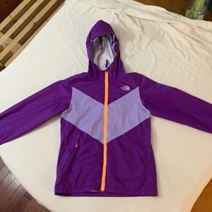 Girls The North Face raincoat